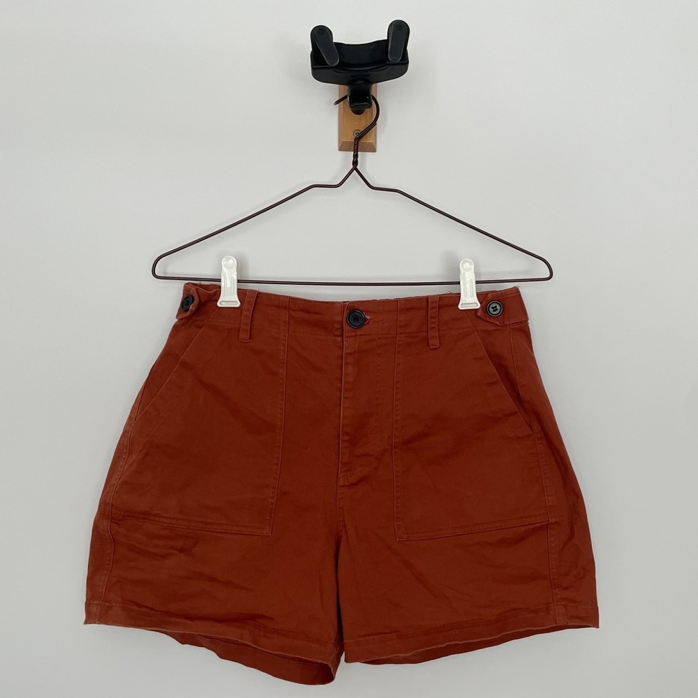 Wondery Isabel Utility Outdoor Hiking Shorts Rust Orange Women’s Medium